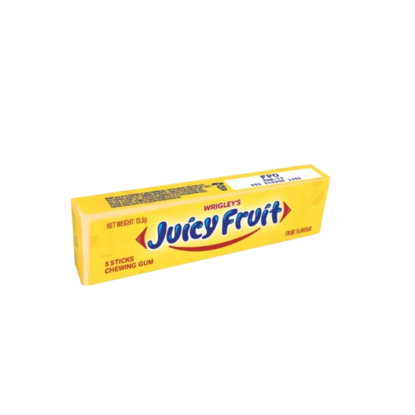 Wrigleys Chewgum Juicy Fruit 5’s